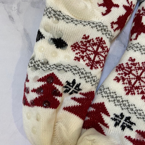 Cozy Holiday Sherpa Lined Socks - Picture 4 of 6